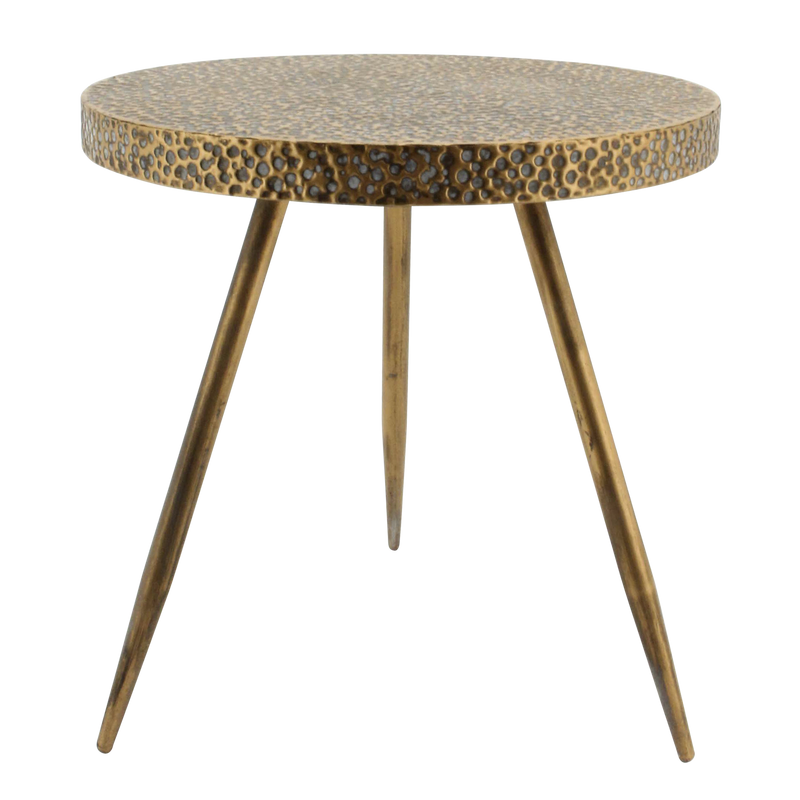Bijzettafeltje Nice goud ø38x38,5cm