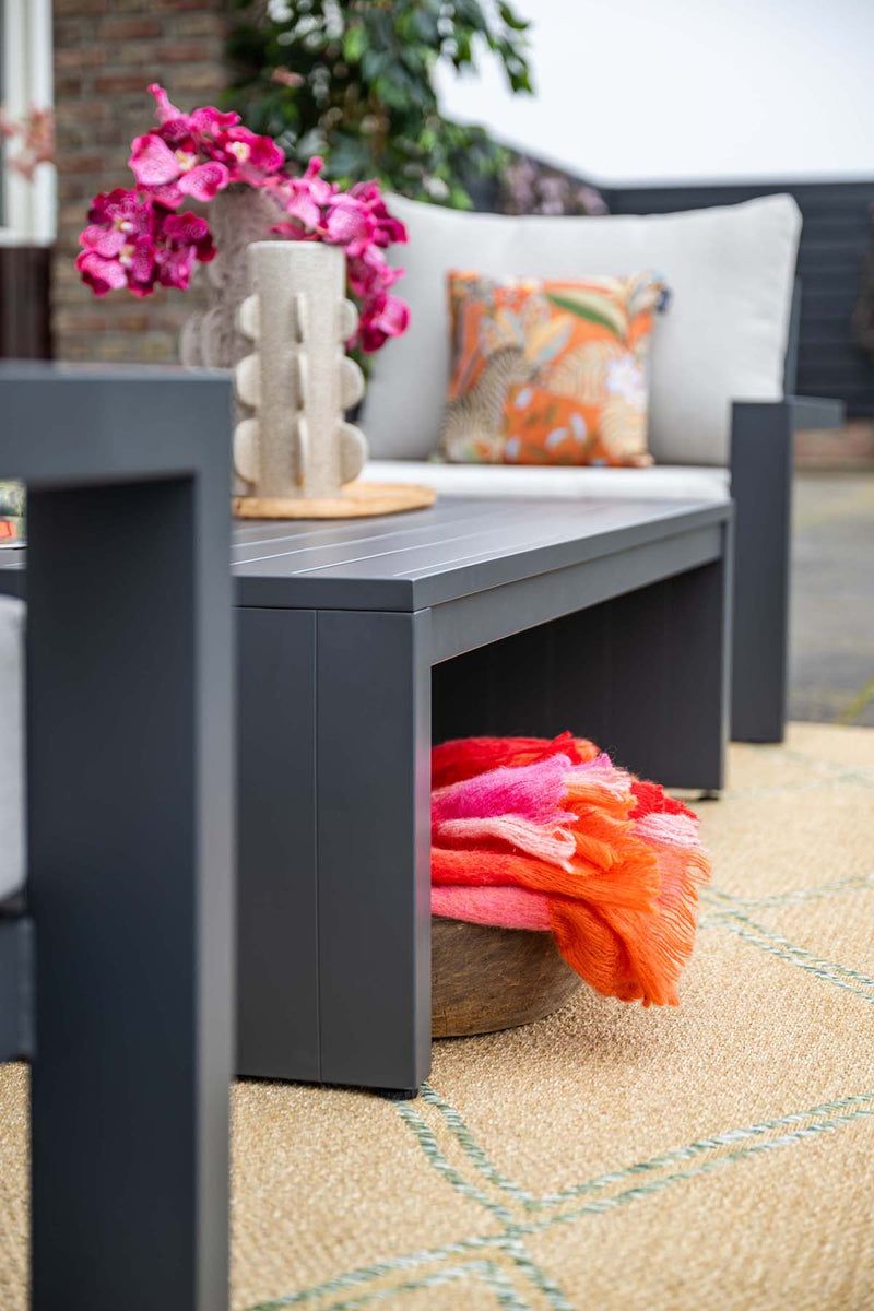 Loungeset Geneva | Zwart/Sand