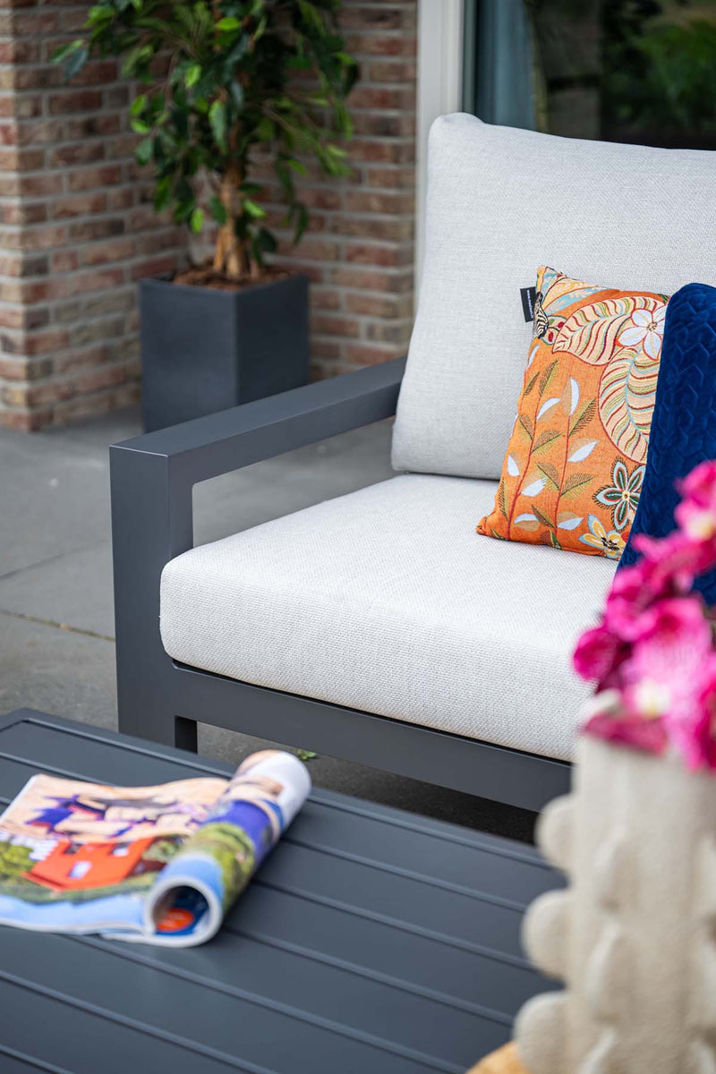 Loungeset Geneva | Zwart/Sand