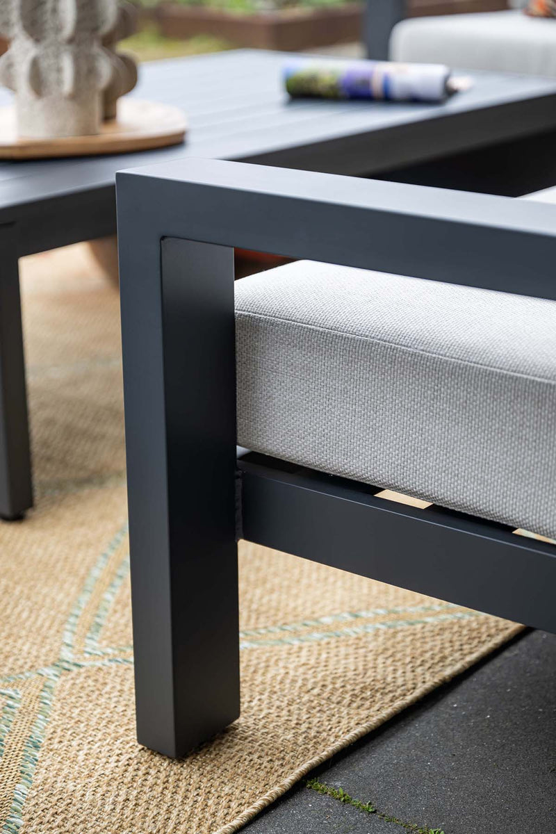 Loungeset Geneva | Zwart/Sand