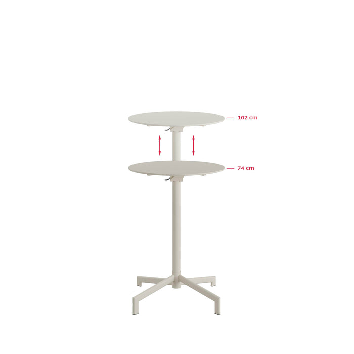 Versa - Terrasse/table haute | Réglable en 2 hauteurs