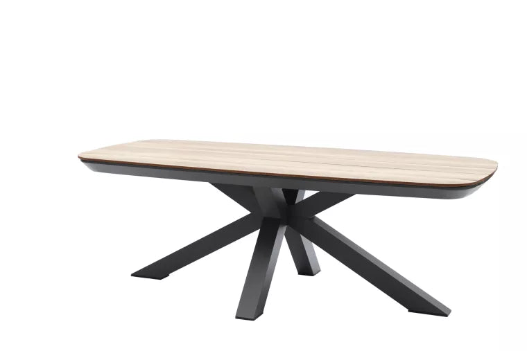 Bradford Esstisch | HPL/Aluminium | Dänisches Oval | 220