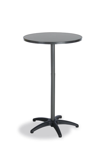 Duo - Table de jardin / mange-debout réglable en hauteur ronde ø70cm