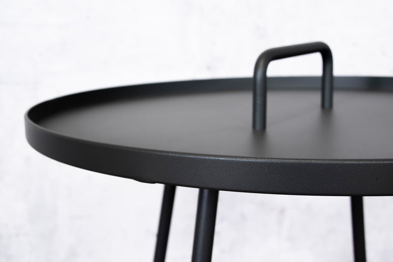Jennifer sidetable anthracite Ø50cm