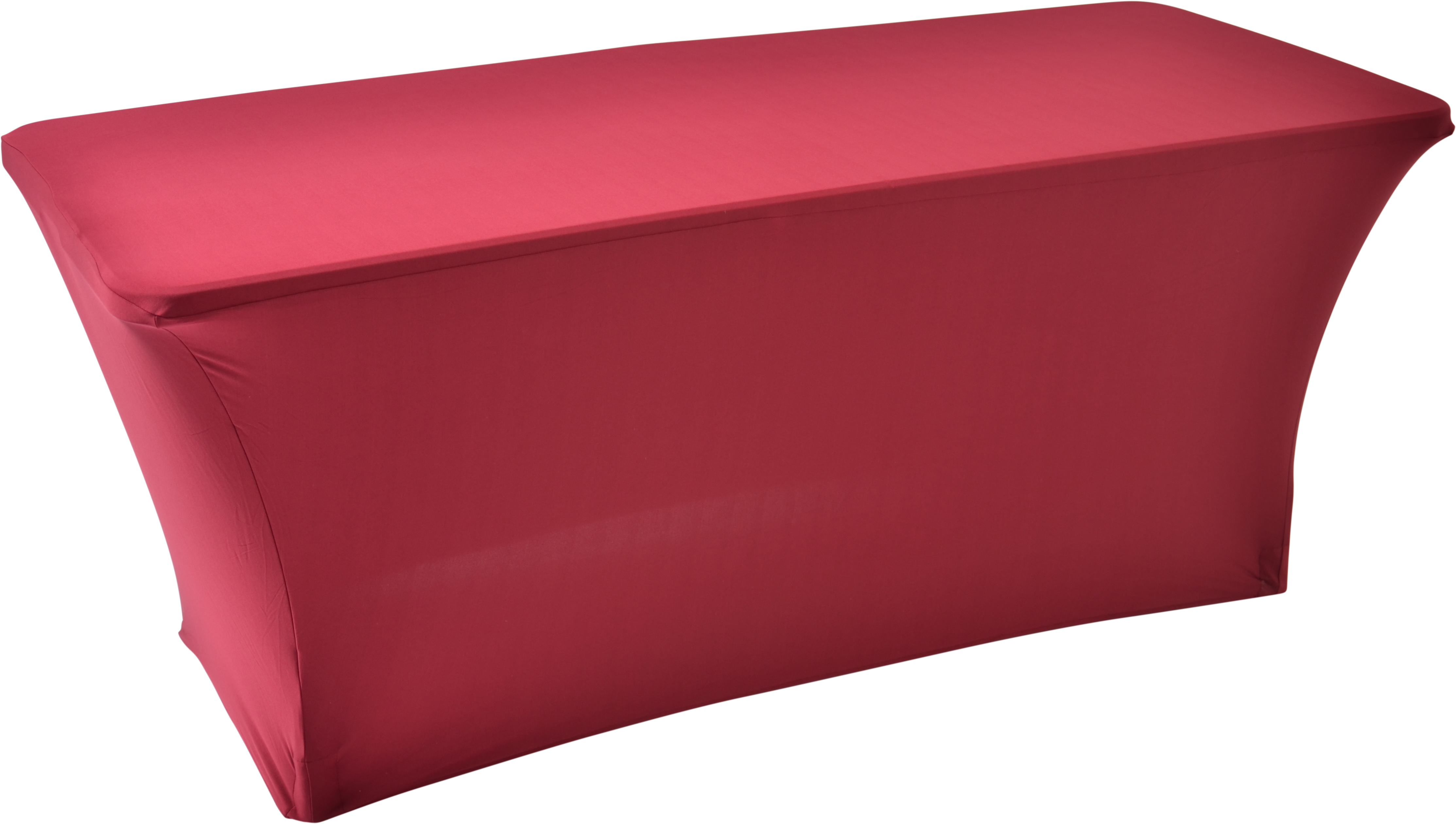 Easyfit buffettafelrok, stretch, bordeaux 180x76cm