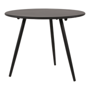 Bijzettafeltje Rafael metaal zwart Ø60x41cm