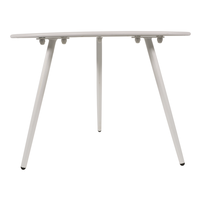 Bijzettafeltje Rafael metaal wit Ø60x41cm