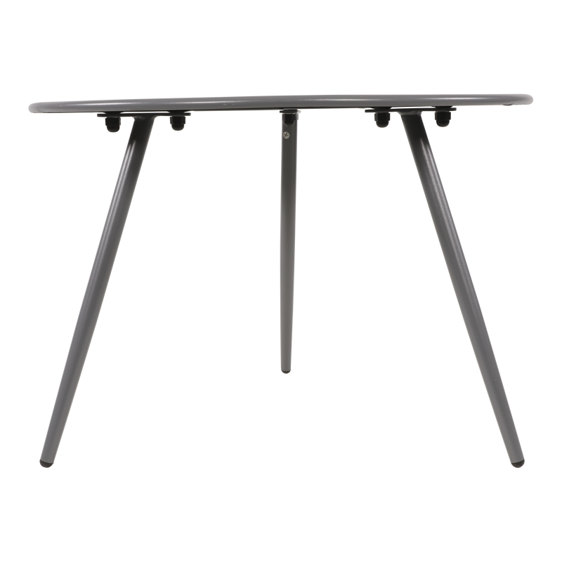 Bijzettafeltje Rafael metaal blueberry grey Ø60x41cm