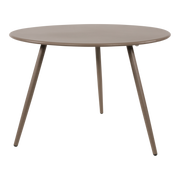 Bijzettafeltje Rafael metaal taupe Ø60x41cm