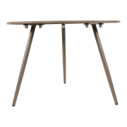 Bijzettafeltje Rafael metaal taupe Ø60x41cm