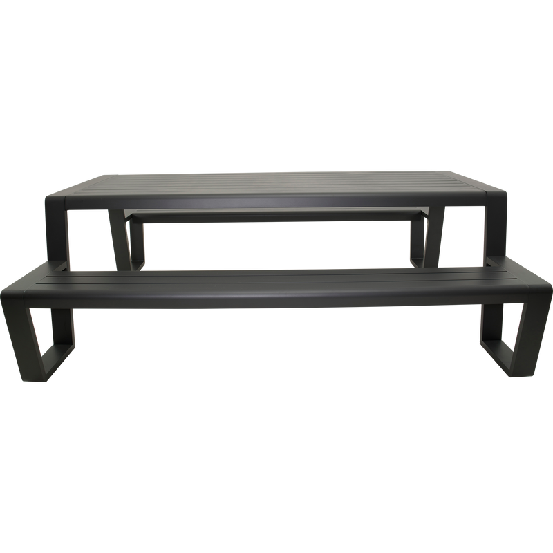 Picknickset Estilo antraciet 220cm