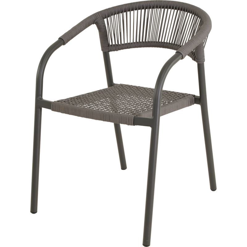 Stapelstoel Nagano grijs