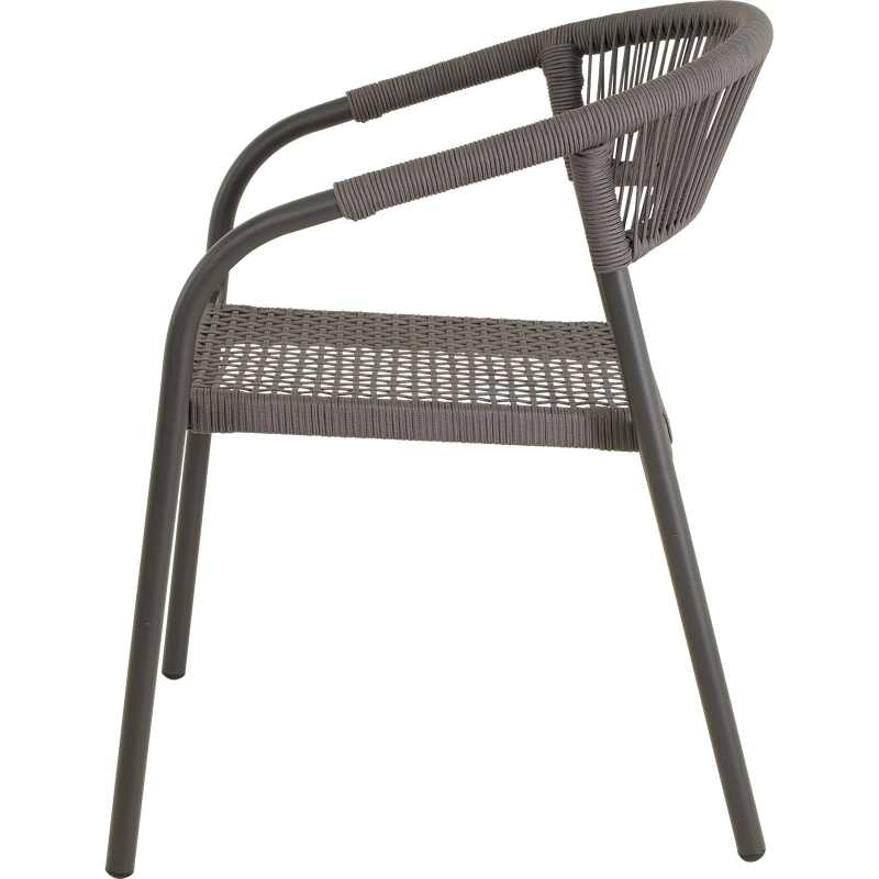 Stapelstoel Nagano grijs