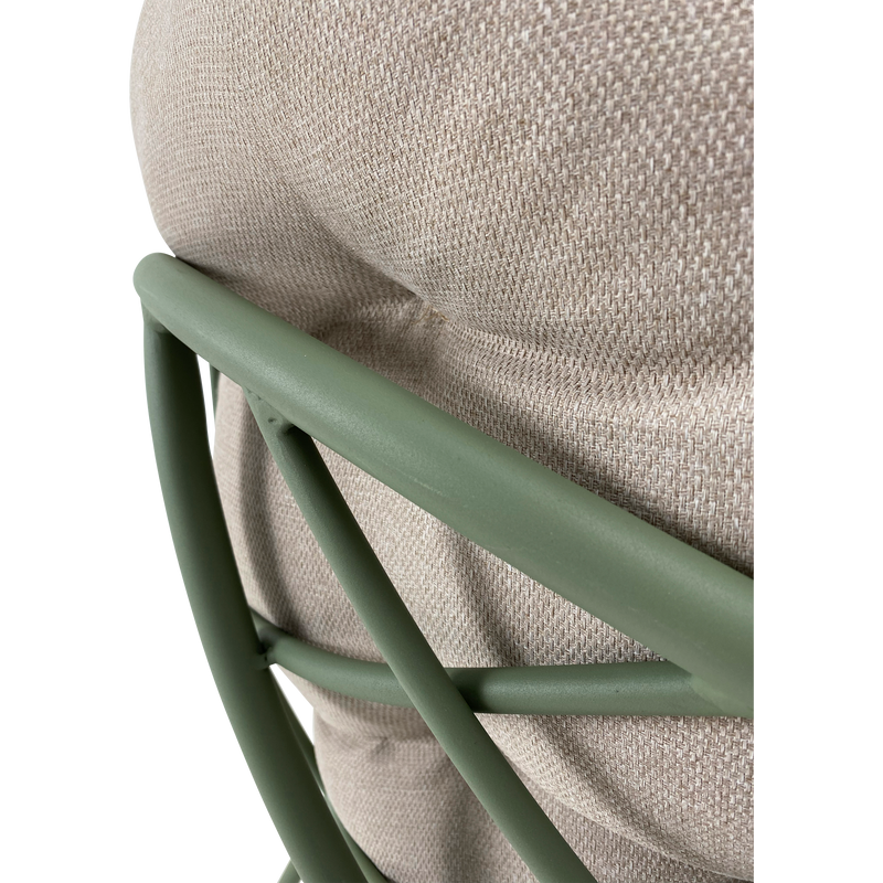 Schommelstoel Cozy aluminium beige