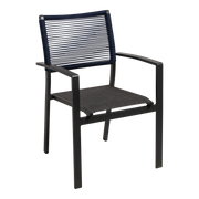 Stapelstoel Vitolini Rope blauw