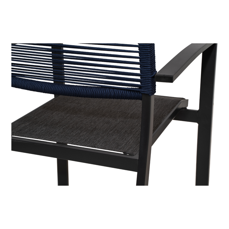 Stapelstoel Vitolini Rope blauw