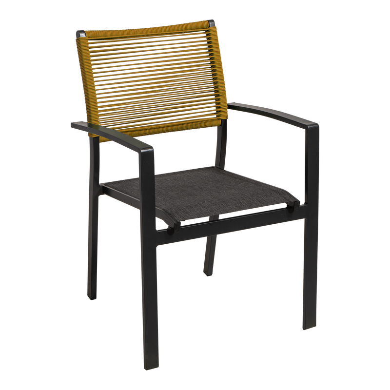 Stapelstoel Vitolini Rope geel