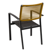 Stapelstoel Vitolini Rope geel