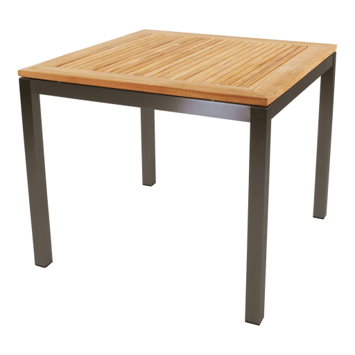 Tafel Marmaris RVS 90x90cm