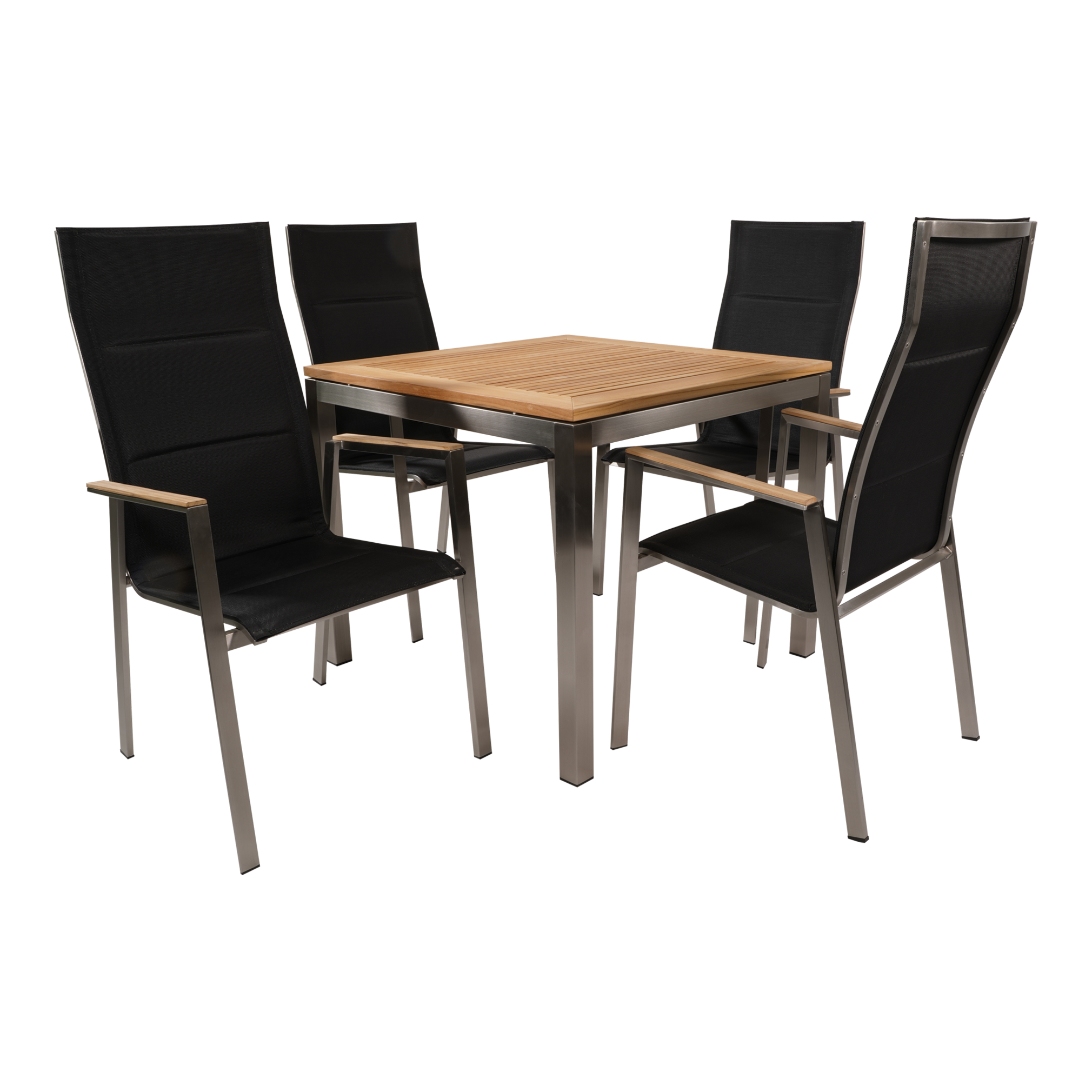 Tafel Marmaris RVS 90x90cm