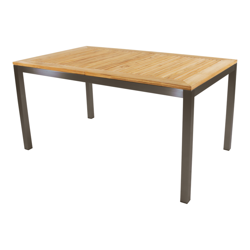 Uittrektafel Marmaris RVS 152/210x90cm