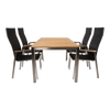 Uittrektafel Marmaris RVS 152/210x90cm