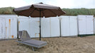 Parasol Libra taupe Ø3,5mtr