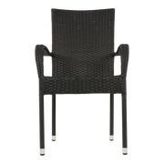 Stapelstoel Corona zwart