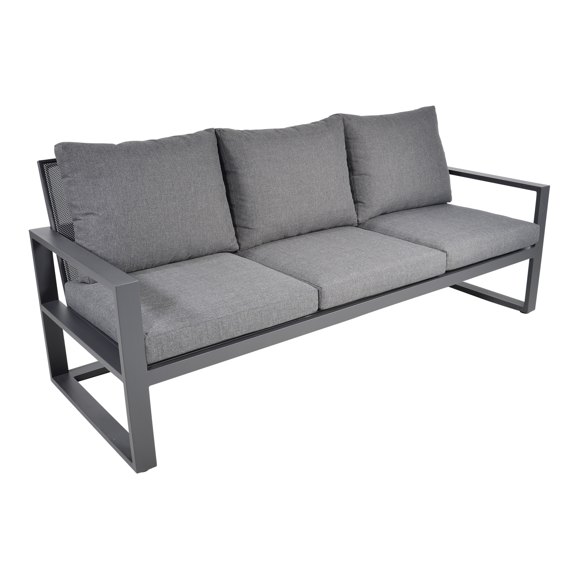 Loungebank Pina Colada Negro 209x80cm