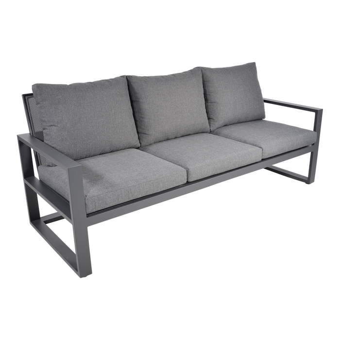 Loungebank Pina Colada Negro 209x80cm