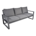 Loungebank Pina Colada Negro 209x80cm