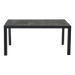 Tafel Murcia Negro 160x90cm