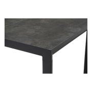 Tafel Murcia Negro 160x90cm