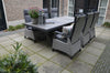 Tafel Castilla Negro met kruispoot  243x103cm