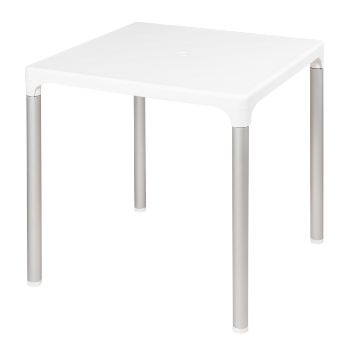 Tafel Bella wit 70x70cm