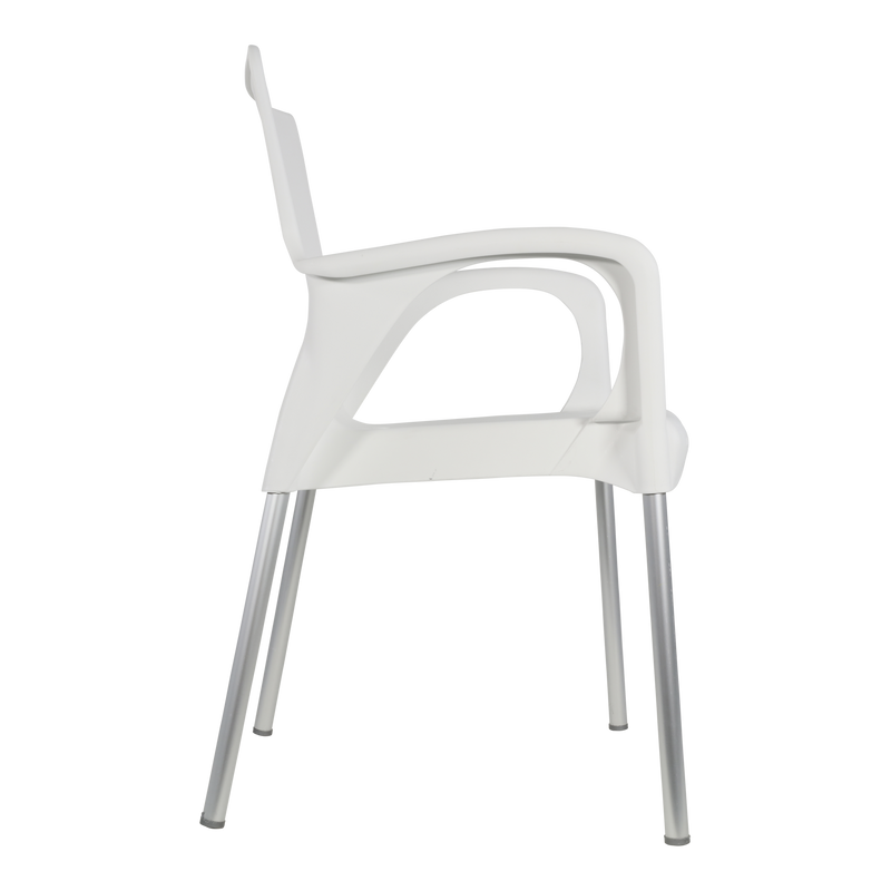 Stapelstoel Bella wit