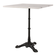 Tafel marmer wit 60x60cm