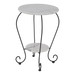 Bijzettafel marmer wit Ø25/Ø41cm