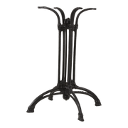 Gietijzeren onderstel voor tafelbladen, vierpoot