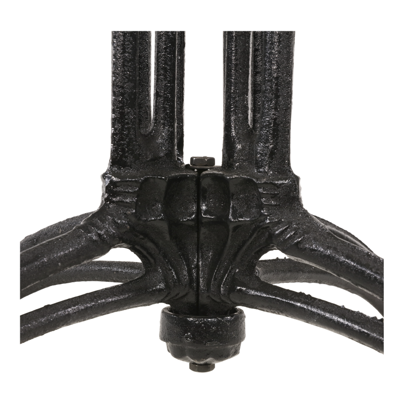 Gietijzeren onderstel voor tafelbladen, vierpoot