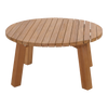 Lounge table teak ø80x40cm