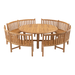 Bank teak Round 200cm