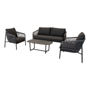 Loungeset Osaka zwart