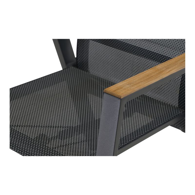 Standenstoel Amir Teak Negro