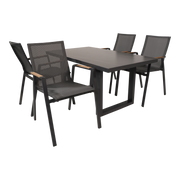 Stapelstoel Tarragona Teak Negro