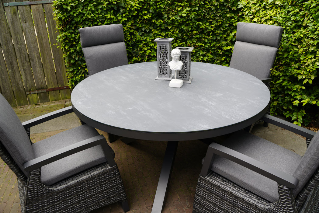 Tafel Mojito Ceramic Negro ø150cm