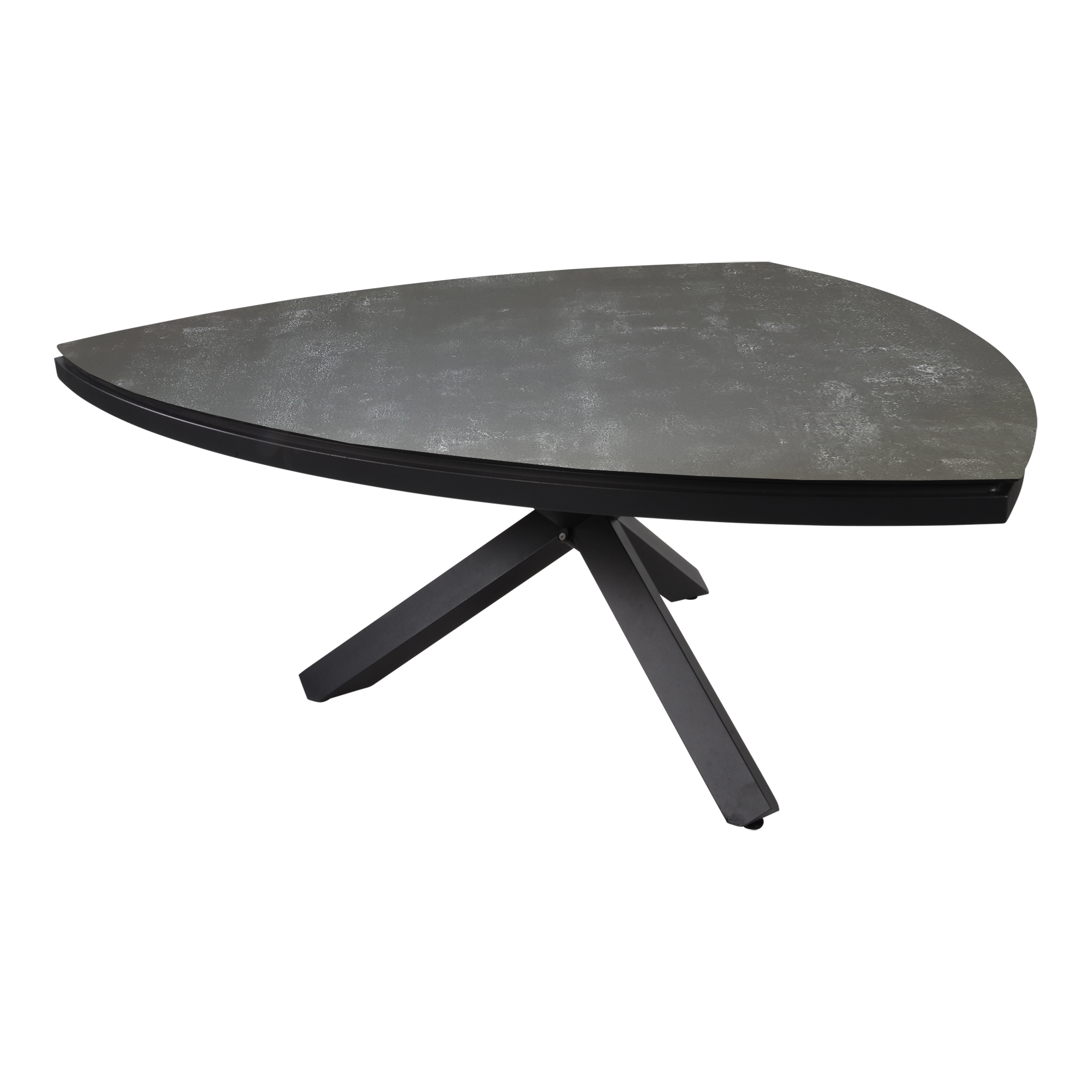 Tafel Mojito Ceramic Negro driehoek 170x170cm