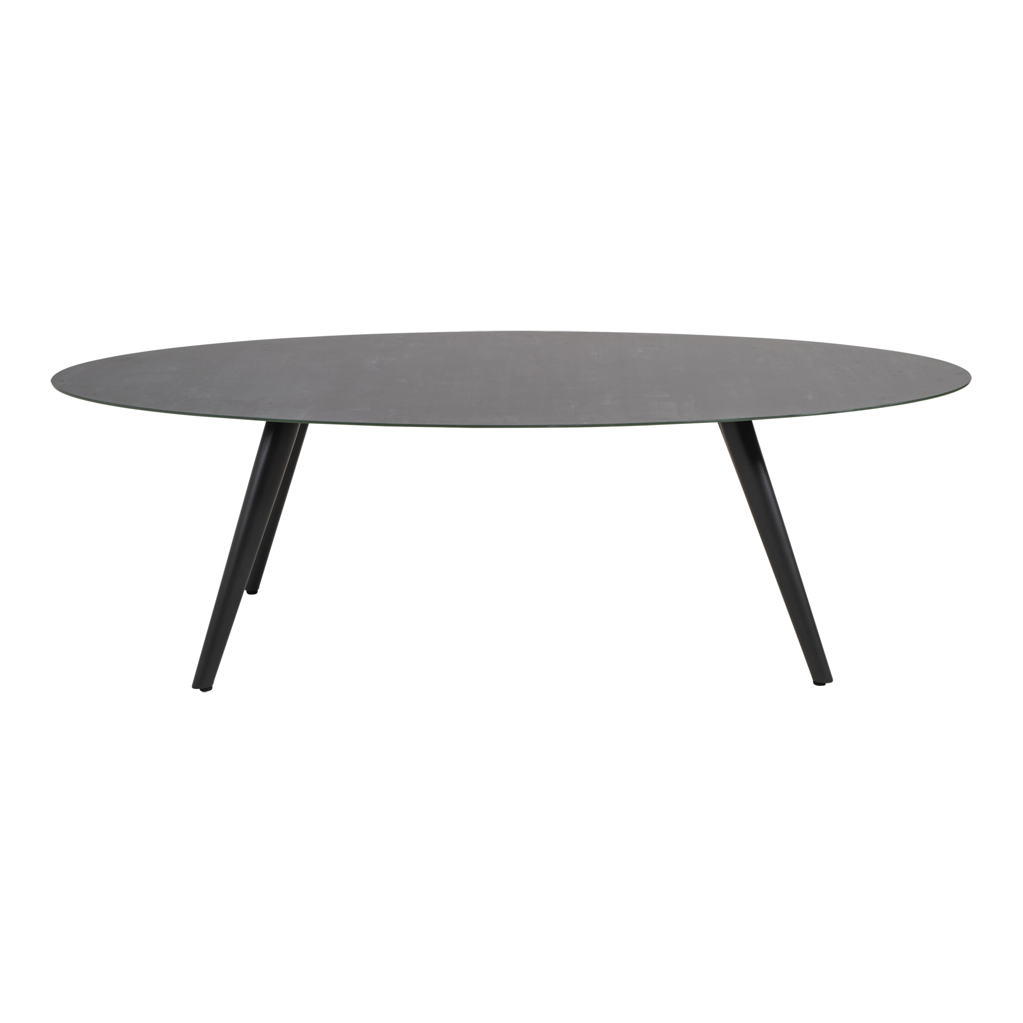 Tafel Mojito Ceramic Negro ovaal 240x110cm