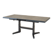 Uittrektafel verstelbaar Murcia Negro 143/183x88x54/74cm