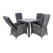 Tafel Castilla 2.0 Negro 100x100cm